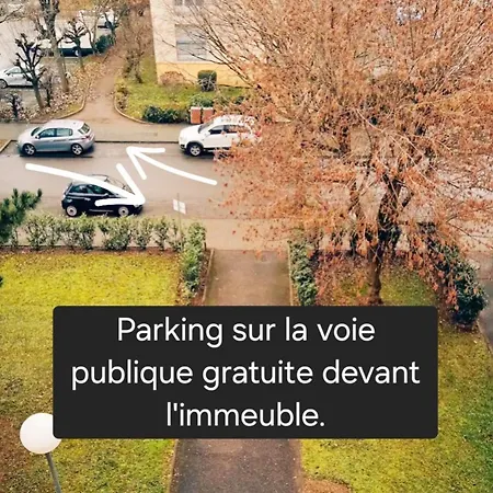Apartamento Dans - A 10 Km Du Centre Et A 5 Minute Du Parlement Europeen Avec Parking Gratuit *